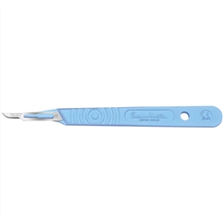 Sterile Disposable Scalpel No.15 Blade with Polystyrene Handle x 10