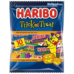 Haribo Trick or Treat Mini Bags Pack of 10 Halloween Sweets