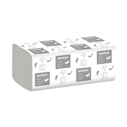 Katrin Plus Zig Zag 2-Ply White 200 Sheets (Pack of 20) 35311