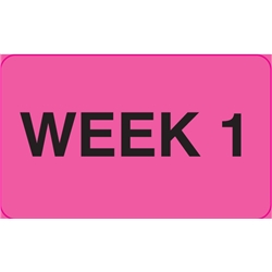 Week 1 sticker