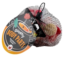 Gummy Body Parts Strawberry Flavour 104g Halloween Sweets