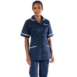 Ladies Tunics NCLTPS Navy/White Trim uk 14