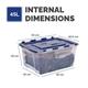 Bankers Box 45L Tote Box With Hinged Lid 3Pk (Sioc Uk)