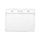 ID Badge Card Plastic Pocket Holder Horizontal Pouches 10 x 8cm (Pack 50)