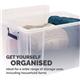 Prostore Storage Box 85L (In Outer Carton)