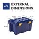 Bankers Box 40L Storage Trunk Dark Blue 2Pk (Sioc Uk)