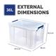 Prostore Storage Box 36L (In Outer Carton)