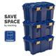 Bankers Box 40L Storage Trunk Dark Blue 2Pk (Sioc Uk)