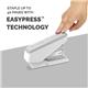 Fellowes LX860 EasyPress Half Strip Stapler 40 Sheet White - Pack of 6