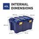 Bankers Box 40L Storage Trunks - Dark Blue - Pack of 2