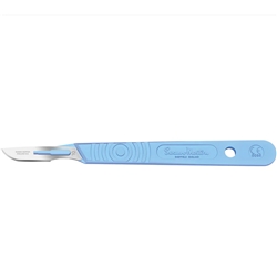 Sterile Disposable Scalpel No.10 Blade with Polystyrene Handle x 10