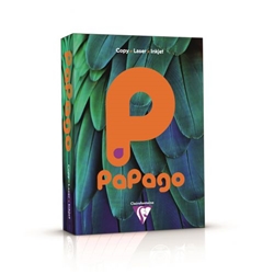Papago Deep Tangerine A4 160gsm Paper (Pack 1000) Code FO21160