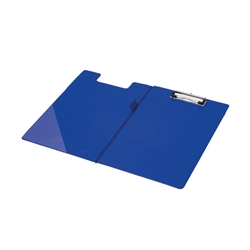 Q-Connect Pvc Foldover Clipboard A4 Blue Ref