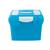 File Box with Suspension Files and Index Tabs Plastic A4 Blue