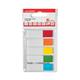 5 Star Office Index Flags 5 Bright Colours 12x45mm 20 Flags per Colour Assorted Pack 5