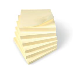 5 Star Office Re-Move Notes Repositionable Pad of 100 Sheets 76x76mm Yellow [Pack 12]