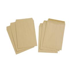 5 Star Value Envelopes C4 Pocket Self Seal 80gsm Plain Manilla [Pack 250]