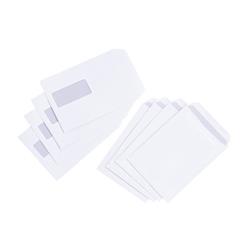 5 Star Value Envelopes Pocket Press Seal Window 90gsm C5 229x162mm White [Pack 500]