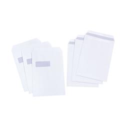 5 Star Value Envelope Pocket Press Seal Window C4 White (Pack 250)