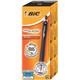 Bic ReAction Ball Pen Retractable Long Grip 1.0mm Reactive Tip 0.4mm Line Black Ref 8575461 - Pack 12