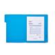Elba Boston Part File Pressboard Elasticated 9-Part Foolscap Blue Ref 100090172 [Pack 5]
