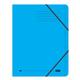 Elba Boston Part File Pressboard Elasticated 9-Part Foolscap Blue Ref 100090172 [Pack 5]