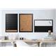 Bi-Office Black & White Message Boards Set