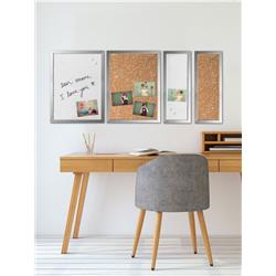 Bi-Office Positive Flow Silver Message Boards Set