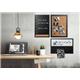 Bi-Office Black & White Message Boards Set