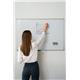 Bi-Office Earth Maya Magnetic Whiteboard, Lacquered Steel Surface, Aluminium Frame, 90 x 60 cm