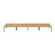 Cb 8 Person Bench 1400 X 800 Cut Out Nova Oak-Silver Ref CB1480CONOSV/8P
