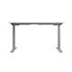 Economy Sit Stand Desk 1800 X 800 White-Silver Ref ECSS1880CPWHSV