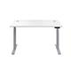 Economy Sit Stand Desk 1800 X 800 White-Silver Ref ECSS1880CPWHSV