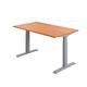 Economy Sit Stand Desk 1800 X 800 Beech-Silver Ref ECSS1880CPBESV