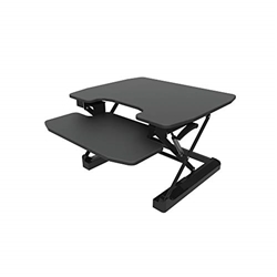 Height adjustable sit stand desk 
