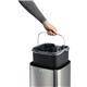 Durable Sensor Waste Bin No Touch Square 21 Litre 342223