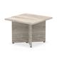 Impulse 600mm Coffee Table Grey Top Arrowhead Leg