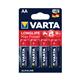 Varta Longlife Max Power AA Battery (Pack of 4) 04706101404