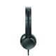 Trust HS-200 Compact On-Ear USB Wired Headset Black 24186