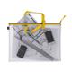 Snopake EVA Mesh High Capacity Project Zippa Bag A4 405x280mm Yellow 15873