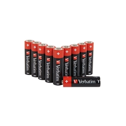 Verbatim AA Battery Premium Alkaline Hangcard (Pack of 10) 49875