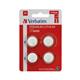 Verbatim CR2025 3V Premium Lithium Battery (Pack of 4) 49532