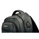 Monolith 15.6 Inch Business Commuter Laptop Backpack USB/Headphone Port Charcoal 9114D