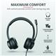 Trust HS-200 Compact On-Ear USB Wired Headset Black 24186