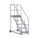 Easy Climb Steps - 600mm Platform - 10 Tread - Grey