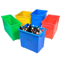 Proplaz® Xtra Food Grade Polyethylene Bottle Skip; 165L; Yellow