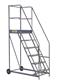 Warehouse Steps - 600mm Platform - 13 Tread - Grey