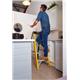 Climb-It® Glass Fibre Swingback Stepladder; 4 Tread; 150kg; Yellow/Black