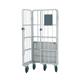 Roll Container; Swivel (x2 Braked) Castors; Steel; 600kg; Silver