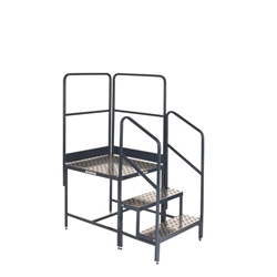 Platform System - 750Hmm Plat. - 2 Tread Unit & 2 Guards